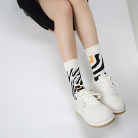 Lässige Asymmetrische Socken