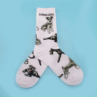 Lässige Socken Mit Hundemuster