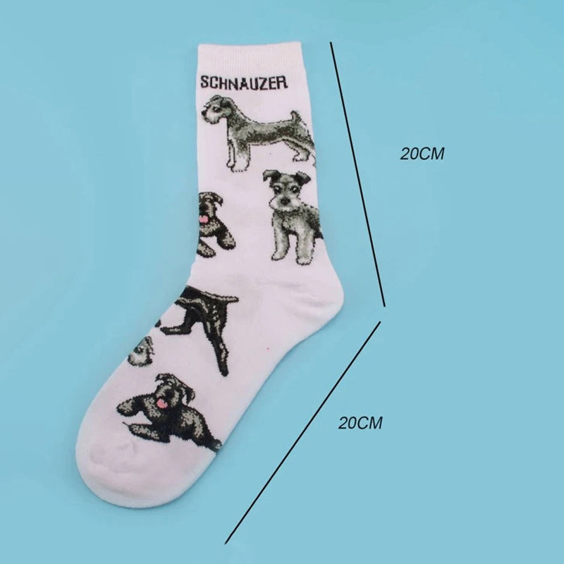 Lässige Socken Mit Hundemuster