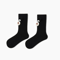 Lässige Socken Mit Cartoon-Hund