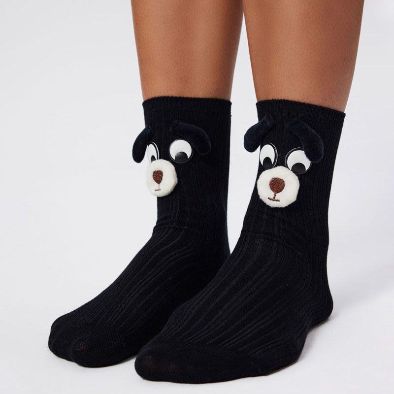 Lässige Socken Mit Cartoon-Hund