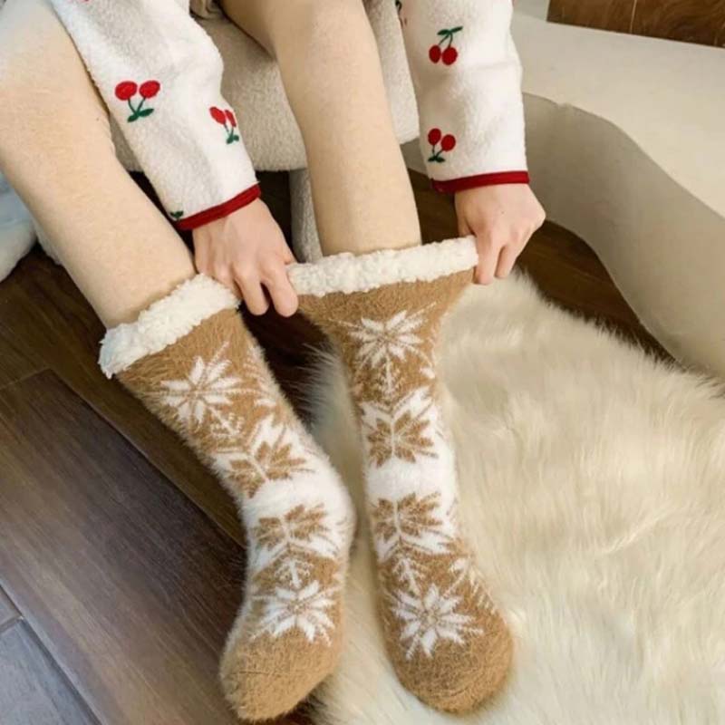 Weihnachts-Rutschfeste Warme Socken