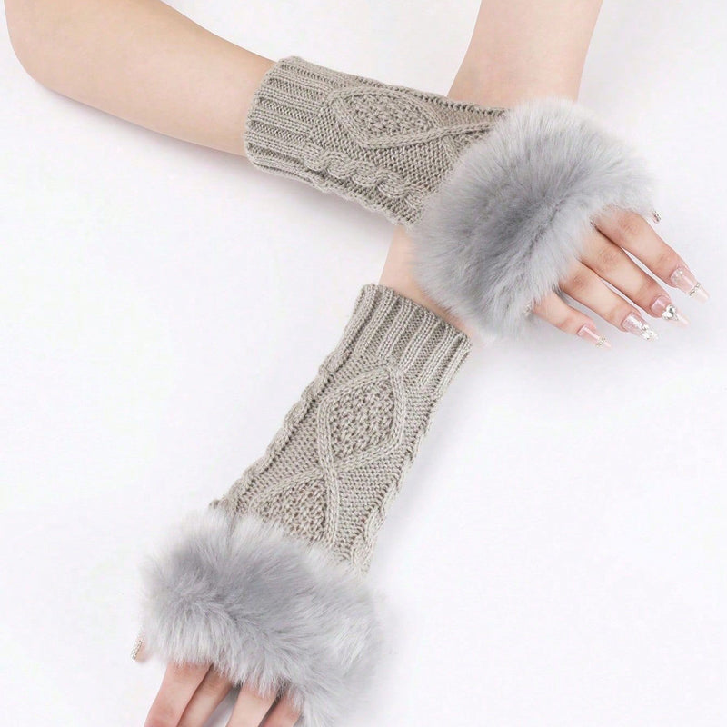 Warme Einfarbige Handschuhe