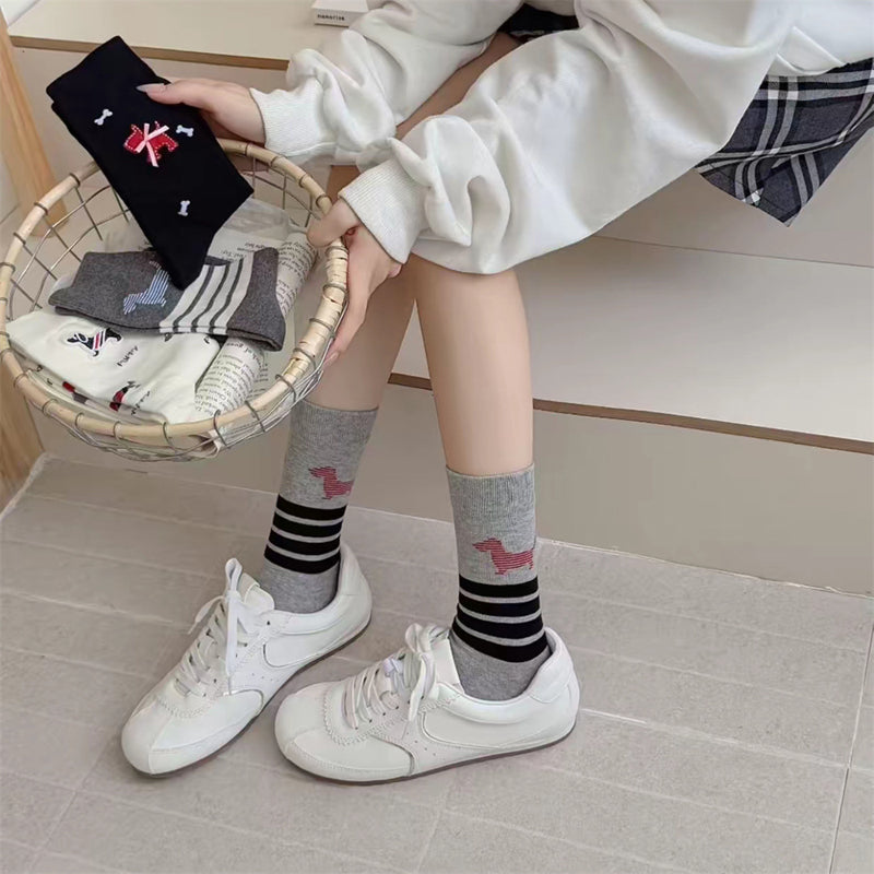 Lässige Socken Mit Hundedruck
