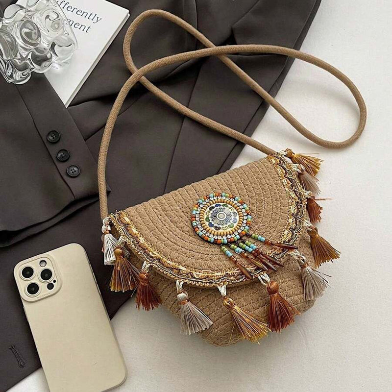 Vintage-Tasche Im Ethno-Stil