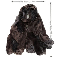 Vintage-Schal Im Ethno-Stil