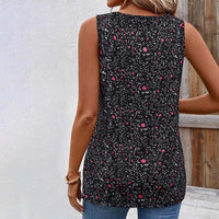 Vintage-Tanktop Mit Blumendruck