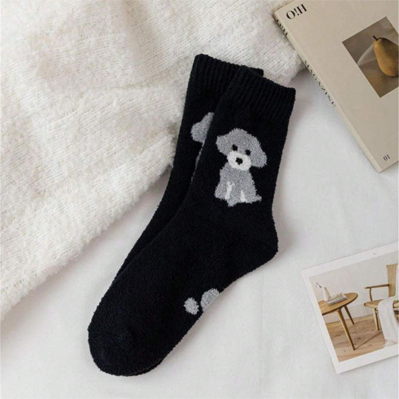 Lässige Socken Mit Cartoon-Hund