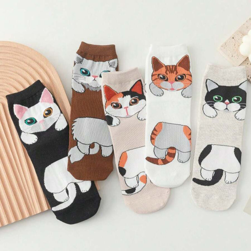 Packung Mit 5 Paar Cartoon-Socken