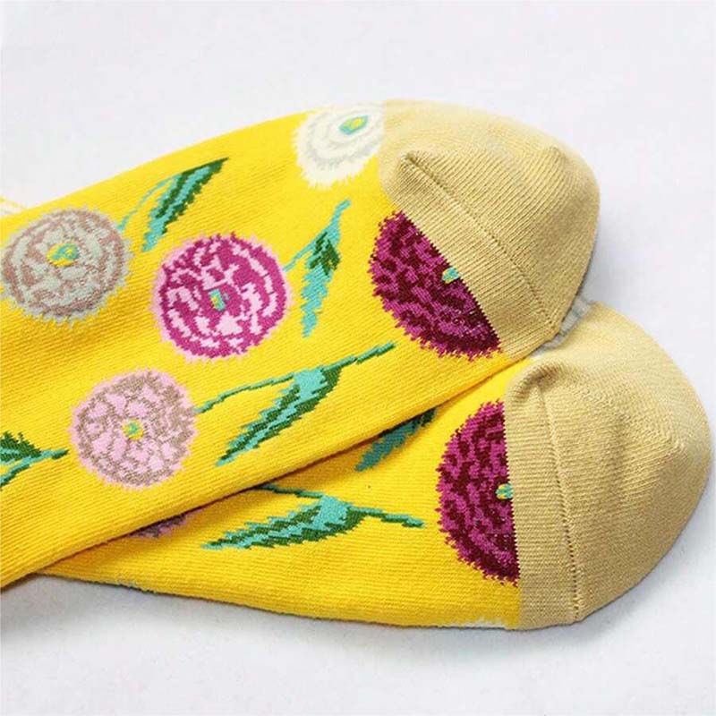 Vintage Blumensocken