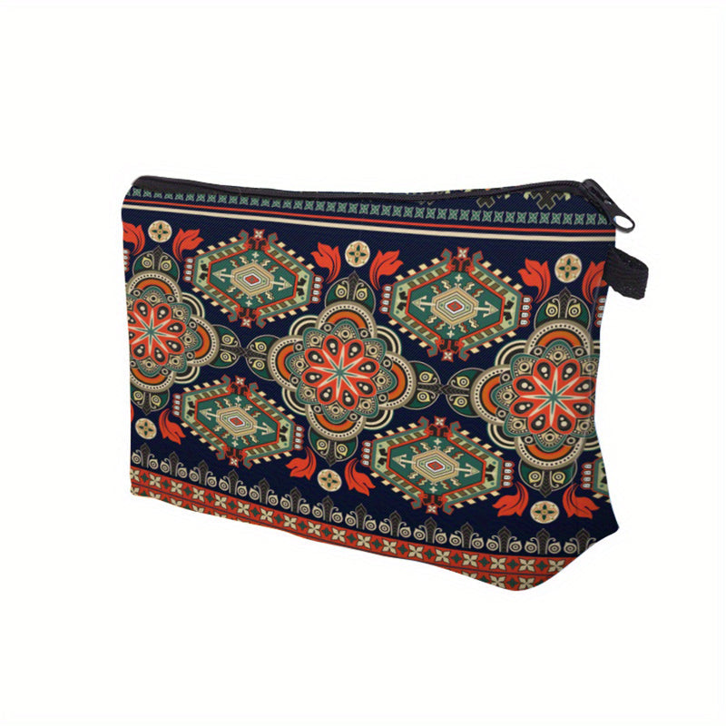 Vintage-Geldbörse Mit Ethno-Print