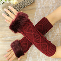 Warme Einfarbige Handschuhe