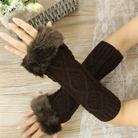 Warme Einfarbige Handschuhe