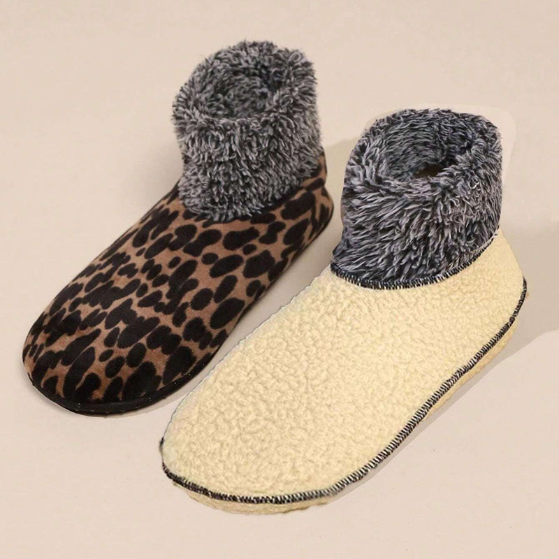 Warme Socken Mit Leopardenmuster