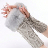 Warme Einfarbige Handschuhe