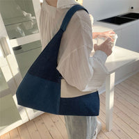 Vintage-Tasche Mit Farbblock