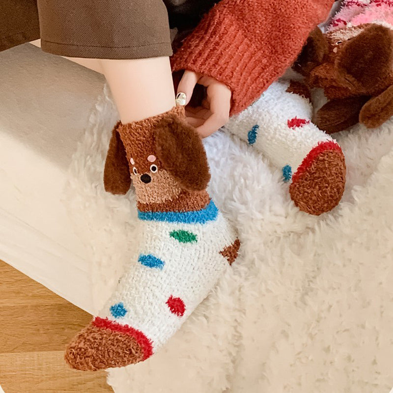Warme Socken Mit Cartoon