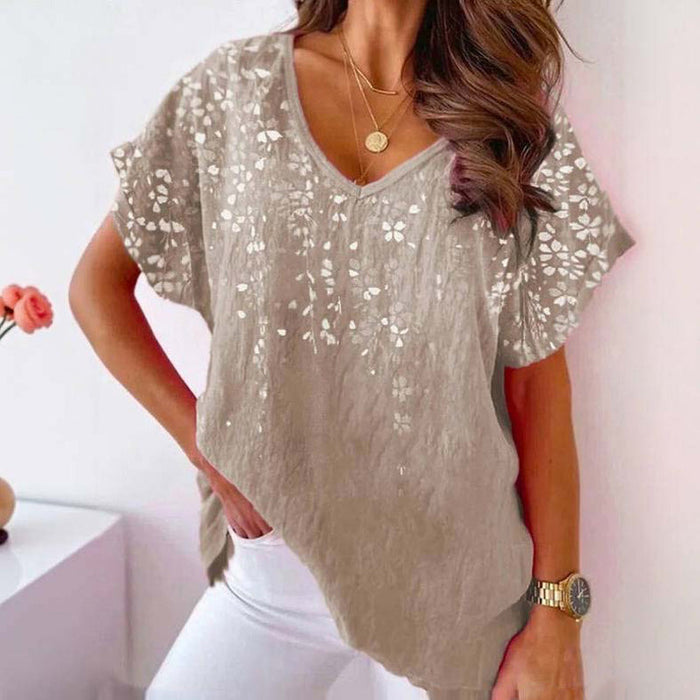 Vintage Lässige Bluse