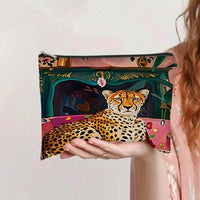 Vintage-Tasche Mit Leopardenmuster