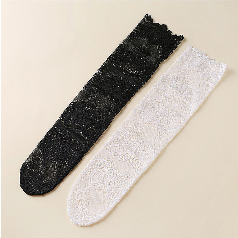 Atmungsaktive Spitzensocken