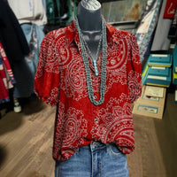 Vintage Lässige Bluse