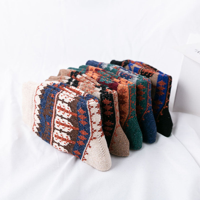 Packung Mit 5 Paar Vintage-Socken