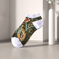 Vintage-Socken Mit Blumenmuster
