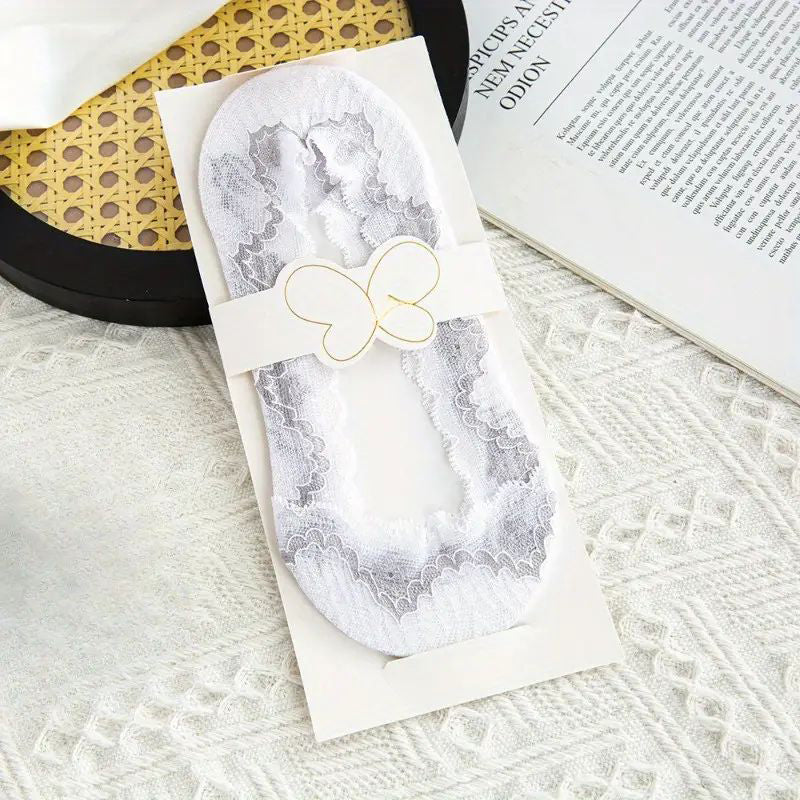 Atmungsaktive Spitzensocken