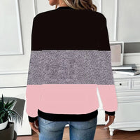 Vintage-Sweatshirt Mit Farbblock