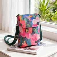 Vintage-Tasche Mit Blumenmuster