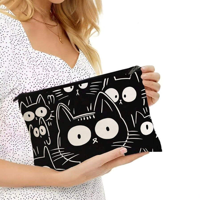 Lässige Tasche Mit Katzenmuster