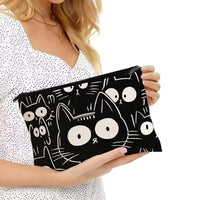 Lässige Tasche Mit Katzenmuster