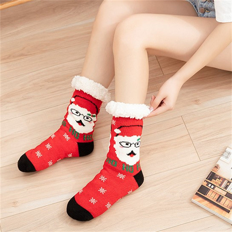 Weihnachts-Rutschfeste Warme Socken