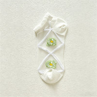 Atmungsaktive Socken Mit Blumenmuster