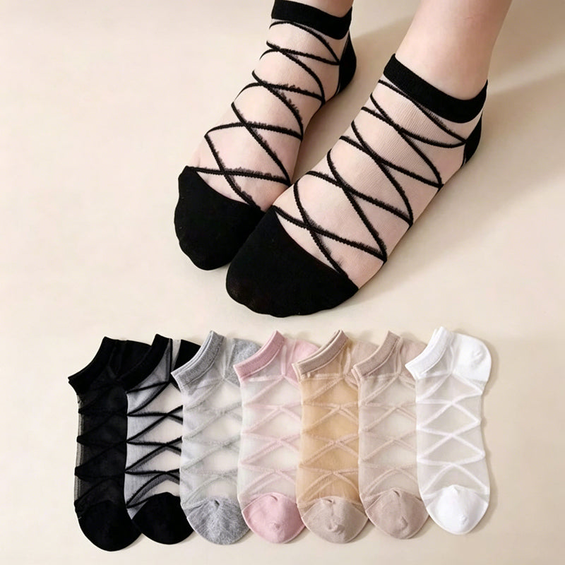 Atmungsaktive Einfarbige Socken
