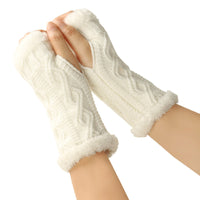 Einfarbige Warme Handschuhe