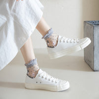Atmungsaktive Blumensocken