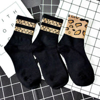 Warme Socken Mit Leopardenmuster