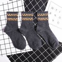 Warme Socken Mit Leopardenmuster