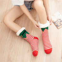 Weihnachts-Rutschfeste Warme Socken