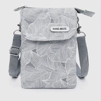 Vintage-Tasche Mit Blattmuster
