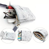Vintage-Tasche Mit Blattmuster