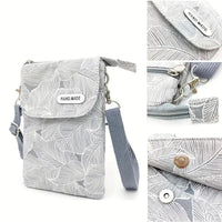 Vintage-Tasche Mit Blattmuster