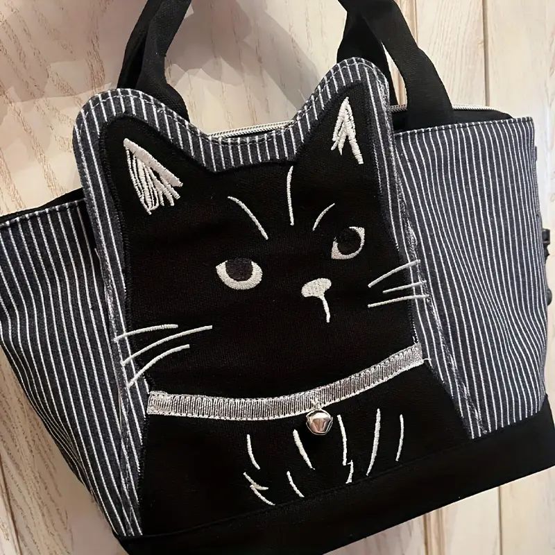 Niedliche Tasche Mit Katzenmuster