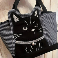 Niedliche Tasche Mit Katzenmuster