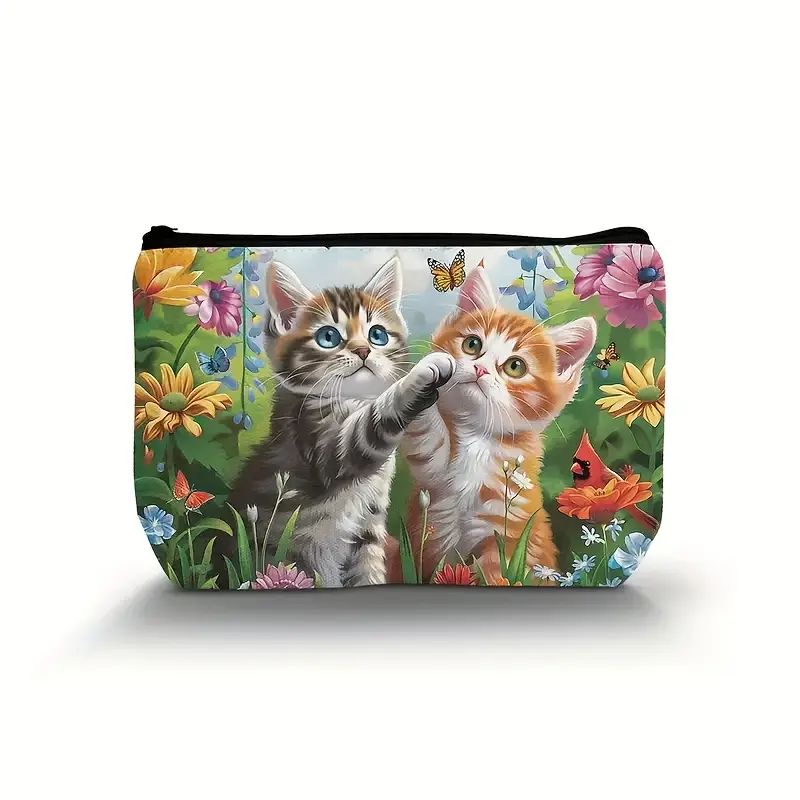 Lässige Tasche Mit Katzenmuster