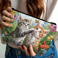 Lässige Tasche Mit Katzenmuster