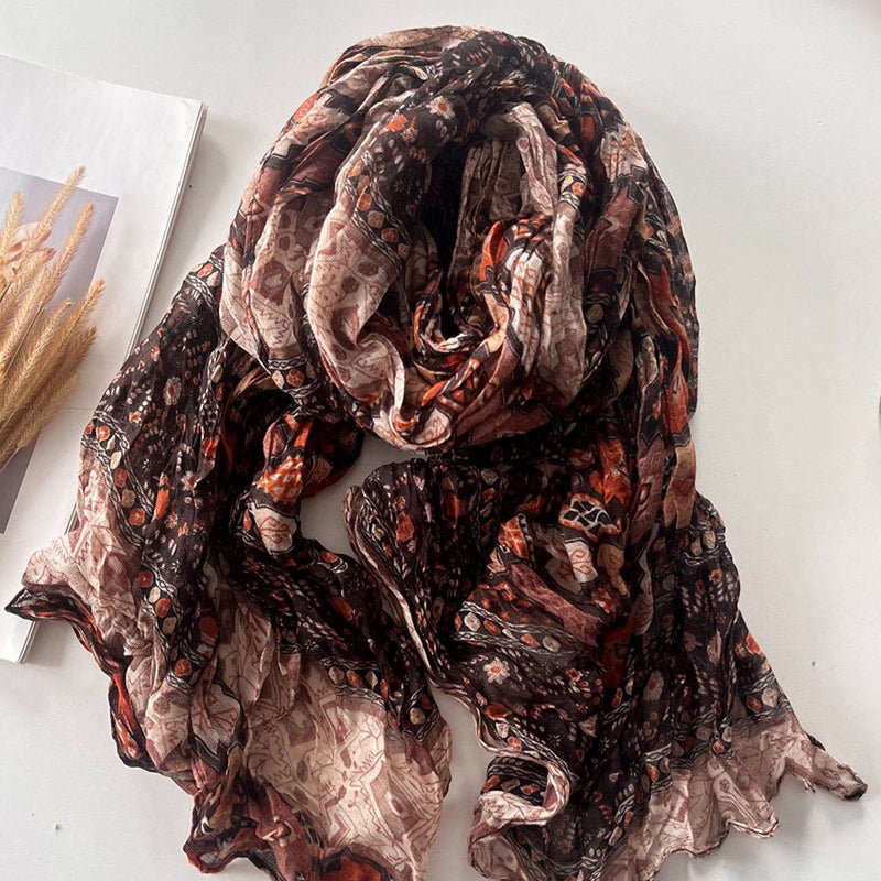 Vintage Schal Im Ethno-Stil