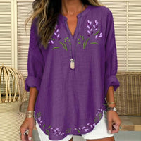 Vintage Lässige Bluse