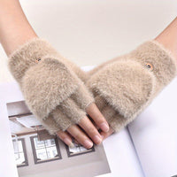 Einfarbige Warme Handschuhe